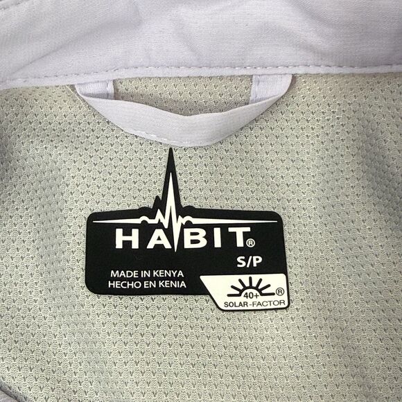 Habit Men's Small River Shirt Outdoor Solar Factor Short Sleeve breathable comfy - Picture 16 of 16